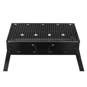 Foldable Smoker Grill Portable Lightweight BBQ Charcoal Grill for Camping Picnics Garden Grilling RV Travel