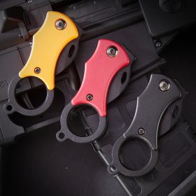 F1 Red Ink Orange Knife Three-piece Set