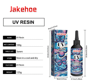 Creative Resin Glue, High Transparency Resin Glue, DIY Hand-made Shadowless Glue, Fast-drying Glue (Option: Creative resin glue)
