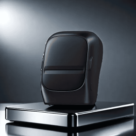 Inkless Label Printer For Office, Convenient Use (Color: Black)
