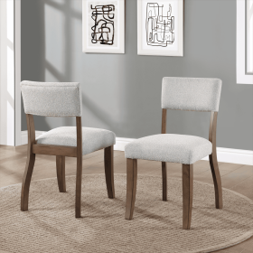 Wade - Side Chair Set Of 2 - White (Color: White)
