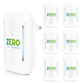 6 Packs Ultrasonic Pest Repeller, Indoor Ultrasonic Repellent For Roach Rodent Mouse Bugs Mosquito Mice Spider Electronic Plug In Pest Control (Option: 6Packs)