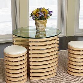 20  Round Tempered Glass Table Top 1 4  Thick Polished Edge (Option: Transparent)