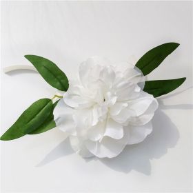 White/Red Rose Artificial Flower Wedding Car Decor Kit Bridal Car Decorations Romantic Fake Rose Ribbons Silk Flower Door Handle (Color: 9pcs B flowers, Ships From: CN)