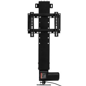 VEVOR Motorized TV Lift Stroke Length 20 Inches Motorized TV Mount Fit For 28-32 Inch TV Lift With Remote Control Height Adjustable 30.4-50 Inch, (Color: Black)